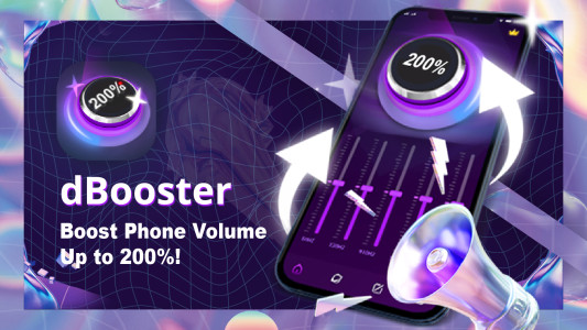 اسکرین شات 1 برنامه Volume Booster, Bass Amplifier