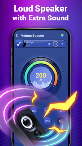 اسکرین شات برنامه Volume Booster - Sound Booster 4