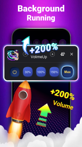 اسکرین شات 3 برنامه Volume Booster - Sound Booster