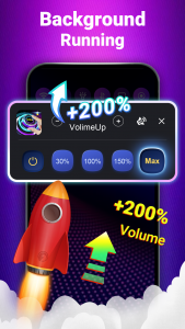 اسکرین شات برنامه Volume Booster - Sound Booster 3