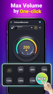 اسکرین شات 2 برنامه Volume Booster - Sound Booster