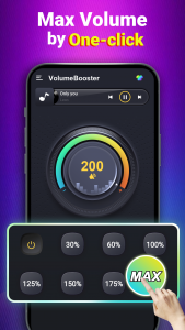 اسکرین شات برنامه Volume Booster - Sound Booster 2