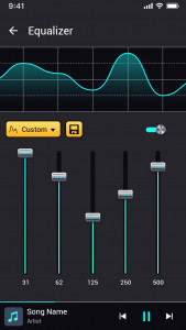 اسکرین شات 3 برنامه Volume & Bass Boost Equalizer