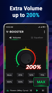 اسکرین شات برنامه Volume Booster - Bass Booster 2