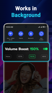 اسکرین شات 5 برنامه Volume Booster - Sound Booster