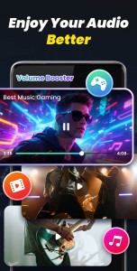 اسکرین شات 6 برنامه Volume Booster - Sound Booster