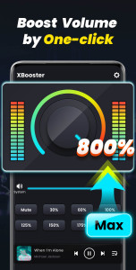 اسکرین شات 2 برنامه Volume Booster - Sound Booster