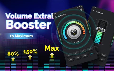اسکرین شات 1 برنامه Volume Booster - Sound Booster