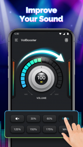 اسکرین شات برنامه Volume Booster - Sound Booster 2