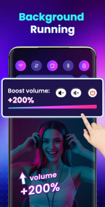 اسکرین شات 5 برنامه Volume Booster - Sound Booster