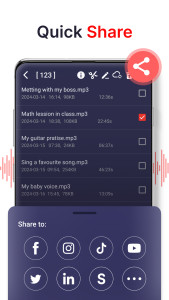 اسکرین شات 6 برنامه voice recorder
