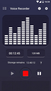 اسکرین شات برنامه voice recorder 1