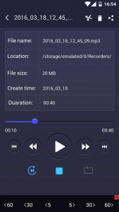 اسکرین شات برنامه voice recorder 2