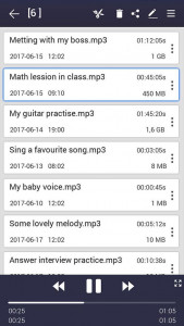اسکرین شات برنامه voice recorder 3