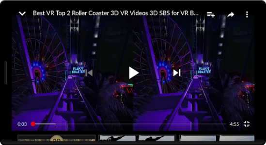 اسکرین شات برنامه VR video 360 1
