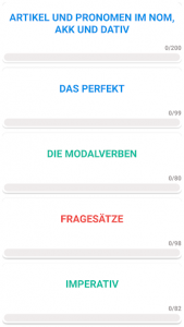 اسکرین شات برنامه Test zur deutsch grammatik A1-A2-B1-B2-C1 8