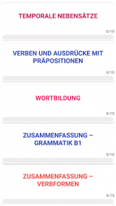 اسکرین شات برنامه Test zur deutsch grammatik A1-A2-B1-B2-C1 7