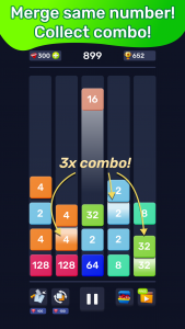 اسکرین شات بازی Walken x2 Blocks Сhain: 2048 2
