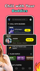 اسکرین شات برنامه CastChat, Match & Voice Chat 2