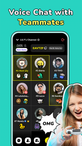 اسکرین شات برنامه CastChat - Match & Voice Chat 1