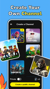 اسکرین شات 3 برنامه CastChat - Match & Voice Chat