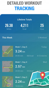 اسکرین شات برنامه Walking App - Lose Weight App 5