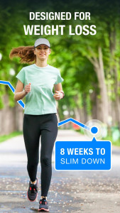 اسکرین شات برنامه Walking App - Lose Weight App 1