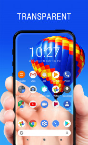 اسکرین شات برنامه Live wallpaper - Transparent 1