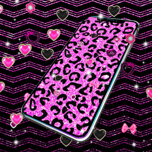 اسکرین شات 8 برنامه Black pink glitter wallpapers