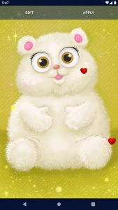 اسکرین شات برنامه Cute Fluffy Live Wallpaper 6