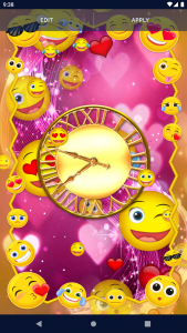 اسکرین شات برنامه Cute Emoji Live Wallpaper 3