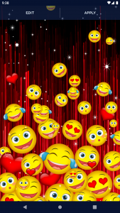 اسکرین شات برنامه Cute Emoji Live Wallpaper 6