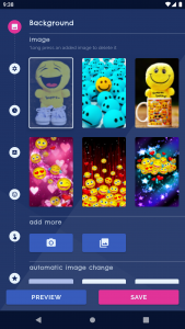 اسکرین شات برنامه Cute Emoji Live Wallpaper 1