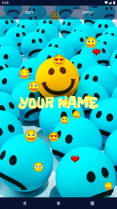 اسکرین شات برنامه Cute Emoji Live Wallpaper 2