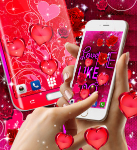 اسکرین شات برنامه Red rose live wallpaper 5