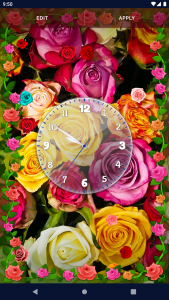 اسکرین شات برنامه Red Rose Live Wallpaper 3