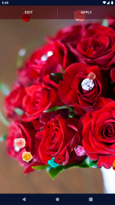 اسکرین شات برنامه Red Rose Live Wallpaper 7