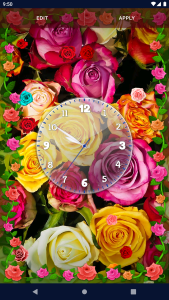 اسکرین شات 3 برنامه Red Rose Live Wallpaper