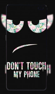 اسکرین شات برنامه Don't Touch My Phone Wallpaper 1