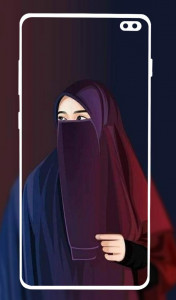 اسکرین شات برنامه Hijab Girl Wallpapers 5