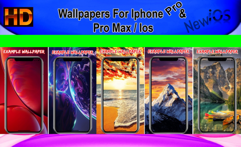اسکرین شات برنامه iPhone 13,14 Pro  Wallpaper HD 6