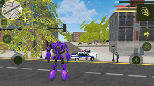 اسکرین شات بازی Robot Car Transforme Futuristic Supercar 1