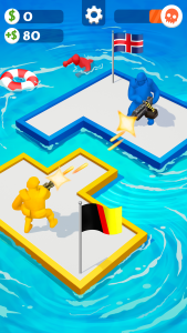 اسکرین شات بازی War of Rafts: Crazy Sea Battle 3