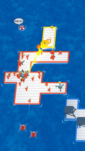 اسکرین شات بازی War of Rafts: Crazy Sea Battle 4