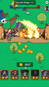 اسکرین شات 2 بازی Warriors Saga - Evolution Game