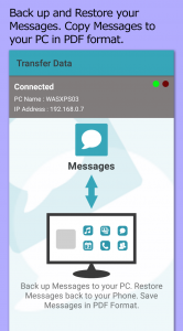 اسکرین شات 3 برنامه Transfer Companion: SMS Backup