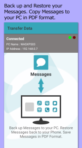 اسکرین شات 3 برنامه Transfer Companion: SMS Backup