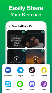 اسکرین شات 4 برنامه Status Saver - Download Status
