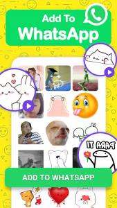 اسکرین شات 2 برنامه Animated Emojis Sticker for WA