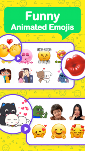 اسکرین شات 4 برنامه Animated Emojis Sticker for WA